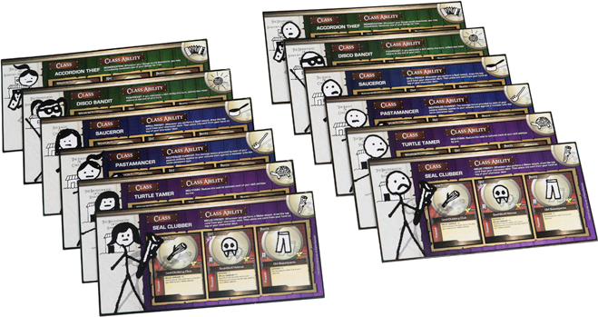 Character Class Boards