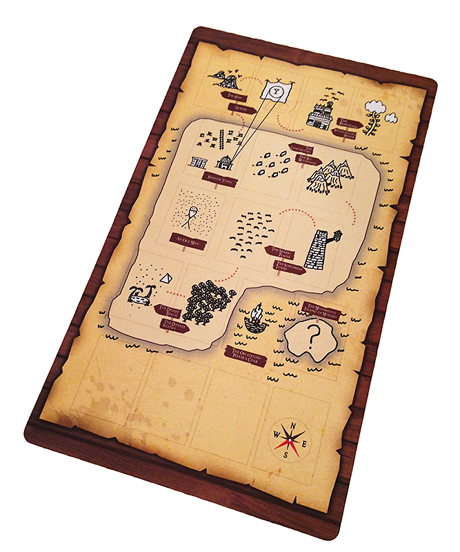 Kingdom of Loathing Map Playmat